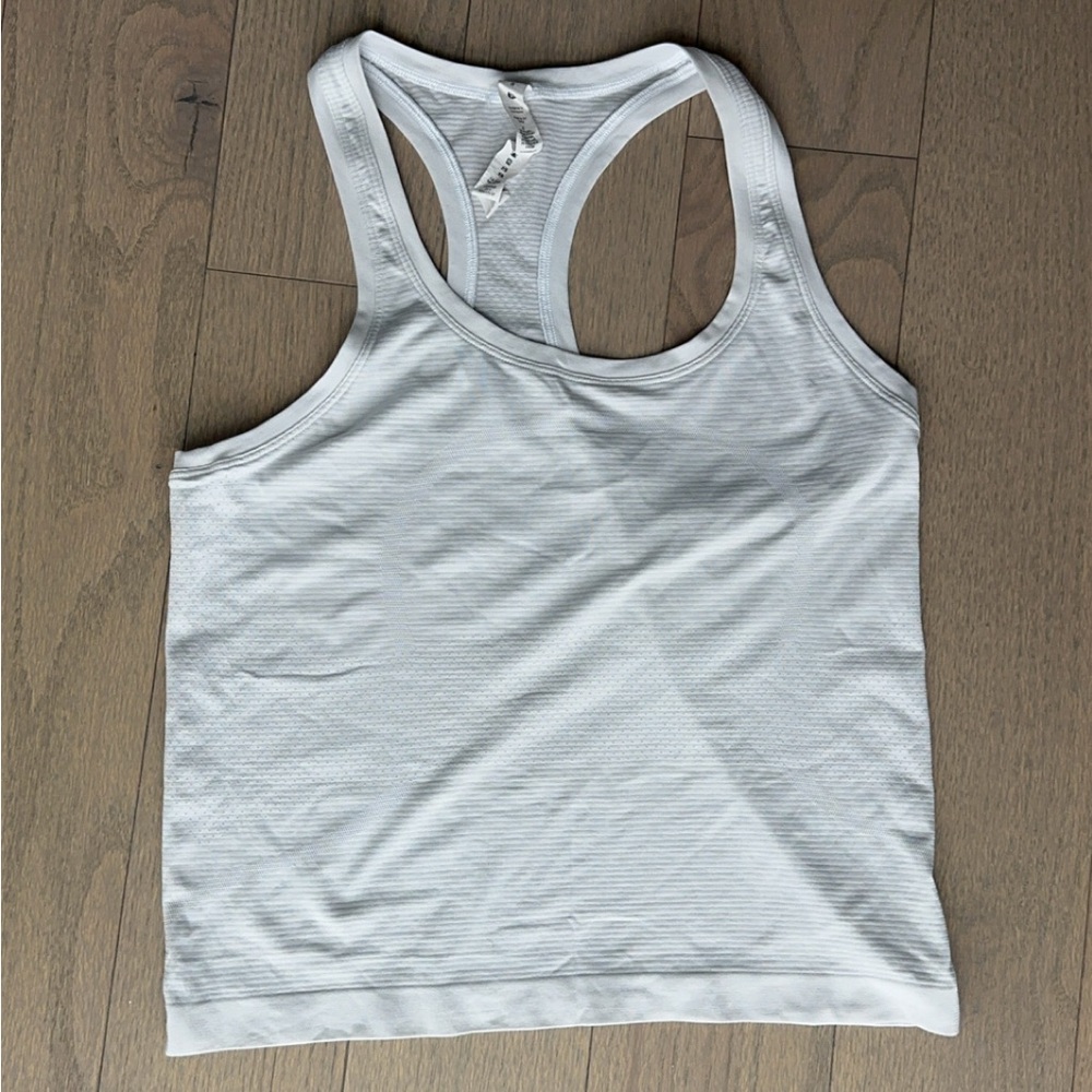 Lululemon White Swiftly Racerback Tank Top 2.0